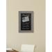 Darby Home Co Wall Mounted Chalkboard Manufactured Wood in Black/Brown | 23 H x 17 W x 0.75 D in | Wayfair DRBC8981 33966951