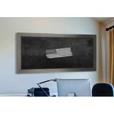 Darby Home Co Wall Mounted Chalkboard Manufactured Wood in Black/Brown | 65 H x 29 W x 0.75 D in | Wayfair DRBC8981 33966973