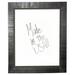 Darby Home Co Wall Mounted Dry Erase Board Wood in Black/Brown/White | 29 H x 89 W x 1.25 D in | Wayfair DRBC5395 32554358