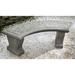 Darby Home Co Hae Curved Garden Outdoor Bench Stone/Concrete in Gray | 17.5 H x 54 W x 15.5 D in | Wayfair 7669B530B57648C7892844B53BE71216