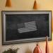 Lark Manor™ Chalkboard Manufactured Wood in Black/Brown | 48 H x 90 W x 1 D in | Wayfair DRBC8956 33966237