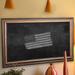 Darby Home Co Wall Mounted Chalkboard Manufactured Wood in Brown | 54 H x 66 W x 1 D in | Wayfair DRBC8955 33966190