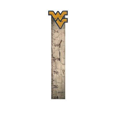 Fan Creations NCAA Growth Chart Wood in Brown | 36 H x 6 W x 0.38 D in | Wayfair C0871-West Virginia