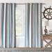 Eastern Accents Maritime 100% Cotton Striped Room Darkening Grommet Single Curtain Panel 100% Cotton | 120 H in | Wayfair CUD-402D