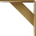 Ekena Millwork Traditional Bracket Metal | 8 H x 2 W x 19.9213 D in | Wayfair BKTM02X08X08TRHGO