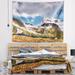 East Urban Home Whistler Mountain British Columbia Tapestry w/ Hanging Accessories Included in Black/Gray | 50 H x 60 W in | Wayfair