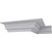 Ekena Millwork 9 1/8"H x 5 7/8"P x 10 3/4"F x 94 1/2"L Robin Crown Moulding Urethane | 9.13 H x 96 W x 5.8752 D in | Wayfair MLD09X06X11RO