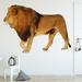 East Urban Home Lion African Animal Wall Decal Vinyl in Brown | 20 H x 30 W in | Wayfair E109BABB19FE414BBCEF116FBCC7DACF