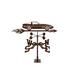 EZ Vane Inc C4 Corvette Weathervane Metal/Steel in Brown/Gray | 28 H x 21 W x 9 D in | Wayfair Car-C4 Corvette Weathervane - Deck Mount