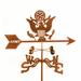 EZ Vane Inc Original Army Weathervane Metal/Steel in Brown/Gray | 28 H x 21 W x 9 D in | Wayfair Army - Original Weathervane - Post Mount