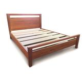 Copeland Furniture Mansfield Solid Wood Platform Bed Wood in Brown/Red | 40 H x 63 W x 84 D in | Wayfair 1-MAN-02-33
