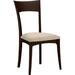 Copeland Furniture Ingrid Side Chair Genuine Leather in Brown | 37.5 H x 19.75 W x 22 D in | Wayfair 8-ING-20-53-Hemp