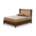 Copeland Furniture Monterey Storage Platform Bed Wood and /Upholstered/Microfiber/Microsuede in Brown | 52 H x 64.25 W x 84 D in | Wayfair