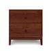 Copeland Furniture Mansfield 2 Drawer 26.88" W Solid Wood Chest Wood in Red | 28.25 H x 26.88 W x 18 D in | Wayfair 2-MAN-22-33