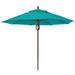 Fiberbuilt Prestige 9' Market Umbrella Metal in Green | Wayfair 9MPPCB-4612