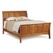 Copeland Furniture Sarah Sleigh Bed Wood in Black | 45 H x 41.5 W x 93.5 D in | Wayfair 1-SLM-14-03