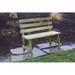August Grove® Hurtt Traditional Garden Outdoor Bench Plastic in Gray | 34 H x 44 W x 24 D in | Wayfair FB643204AAA5435E9855DFAFF6907A11