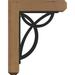 Ekena Millwork Versailles 4" Triple Bracket Craftsman Ironcrest Wood in Brown | 14 H x 3.5 W x 11.5 D in | Wayfair BKTI0204X12X14SC4TVE06
