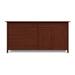 Copeland Furniture Sarah Sideboard Wood in Brown/Red | 35.25 H x 73.125 W x 20.88 D in | Wayfair 6-SAR-72-33