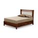 Copeland Furniture Monterey Storage Platform Bed Wood and /Upholstered/Microfiber/Microsuede in Gray | 52 H x 58.25 W x 80 D in | Wayfair