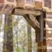 Ekena Millwork Vintage Farmhouse Bracket Wood in Brown | 12 H x 3.5 W x 12 D in | Wayfair BKTB03X12X12TRBR