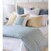 Eastern Accents Albany by Thom Filicia Euro Sham 100% Cotton in Blue/Gray/White | 27 H x 27 W x 8 D in | Wayfair BS-TF-EUS-15