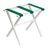 Gate House Furniture Folding Wood Luggage Rack Wood in Green/White | 20 H x 23 W x 13 D in | Wayfair 1003kg-3