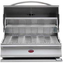 Cal Flame 31.5" G-Series Built-In Charcoal Grill Stainless Steel in Gray | 22.375 H x 31.5 W x 24 D in | Wayfair BBQ18G870