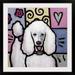 Harriet Bee Dunadry Standard Poodle White Pop Art by Aric Waugh - Graphic Art Print | 28 H x 28 W x 1 D in | Wayfair