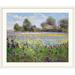 Fleur De Lis Living Yonkers Farmstead & Iris Field, 1992' by Timothy Easton Painting Print Metal in Brown | 32 H x 38 W x 1 D in | Wayfair