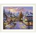 The Holiday Aisle® 'Christmas Art Christmas Eve by Nicky Boehme Painting Print Metal | 26 H x 32 W x 1 D in | Wayfair