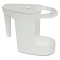 Genuine Joe Toilet 13in. H Free Standing Toilet Brush Set in White | 13 H x 12 W x 12.75 D in | Wayfair 85121