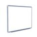 Ghent Magnetic Porcelain Whiteboard w/ DecoAurora Aluminum Frame Porcelain/Metal in Gray | 48 H x 48 W x 1 D in | Wayfair DFMRY44