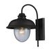 Gracie Oaks Ying 1-Light Outdoor Barn Light Metal in Black | 15 H x 12 W x 13 D in | Wayfair GRKS7810 42521698