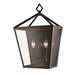 Myndi 20" Tall 2-Light Outdoor Wall Lantern Glass/Metal/Steel in Brown Laurel Foundry Modern Farmhouse® | 20 H x 13 W x 8 D in | Wayfair