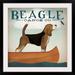 Great Big Canvas 'Beagle Canoe Co' by Ryan Fowler Vintage Advertisement | 24 H x 24 W x 1 D in | Wayfair 2036727_15_16x16