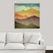 Great Big Canvas 'Mountain View' by Ryan Fowler Graphic Art Print in Black | 35 H x 35 W x 1.5 D in | Wayfair 1421089_1_35x35