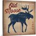 Millwood Pines 'Old Moose Trading Co.Tan' by Ryan Fowler Vintage Advertisement | 48 H x 48 W x 1.5 D in | Wayfair 2156D9D580CA47D89047693845DFC2CD