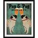 Great Big Canvas 'Pug & Pug Brewing' by Ryan Fowler Vintage Advertisement Metal | 32 H x 27 W x 1 D in | Wayfair 1987469_15_19x24