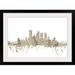Ebern Designs Francy Pittsburgh Pennsylvania Skyline Sheet Music Cityscape - Print in Brown | 38 W x 1 D in | Wayfair