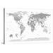 17 Stories 'World Map' by Bellen Graphic Art Print in White | 24 H x 36 W x 1.5 D in | Wayfair 21A325BAD864434B925E569C8766637F