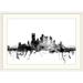 Ebern Designs Francy 'Pittsburgh Pennsylvania Skyline' by Michael Tompsett Graphic Art Print in Brown | 38 W x 1 D in | Wayfair
