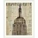 Williston Forge Raison Vintage NY Empire State Building' by Michael Mullan Graphic Art Print | 28 H x 24 W x 1 D in | Wayfair