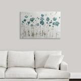 Ophelia & Co. Musso Abstract Balance VI Blue by Lisa Audit - Print in White | 24 H x 36 W x 1.5 D in | Wayfair 272762D1CB5E4119A2EADBB2EEA9E878