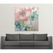 August Grove® 'Summer Bloom II' by Lisa Audit Painting Print | 48 H x 48 W x 1.5 D in | Wayfair FE8796EFB09E486F97170F55DF1CA3F5