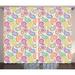Harriet Bee Ryder Colored Patterned Backgrounded w/ Paisley Flowers & Circles Artwork Graphic Print | 84 H in | Wayfair HBEE2409 39458683