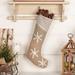 The Holiday Aisle® Pearlescent Stocking Cotton in White | 20 H x 11 W in | Wayfair HLDY6949 34761262