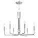 Everly Quinn Lehn 6 - Light Candle Style Classic/Traditional Chandelier Metal in Gray | Wayfair FA2D0CEA86AA4851923427167E25C754