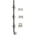 idh by St. Simons Solid Brass 18" Heavy Duty Surface Bolt in Gray | 18 H x 0.6 W x 2 D in | Wayfair 11280-026