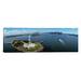 iCanvas Panoramic Aerial View of a Statue, Statue of Liberty, New York City, New York State Photographic Print on Canvas in White | Wayfair